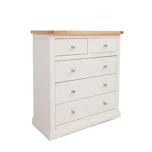 Castelli 5 Drawer Chest of Drawers Chrome Knob