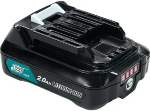 Makita BL1021B 12v CXT Lithium Ion Slide Type 2.0ah Battery + Fuel Gauge BL1021