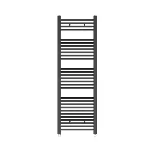 Right Radiators 1500x500 mm Vertical Straight Heated Towel Rail Radiator Ladder Warmer Anthracite