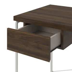 Webster Computer Desk with 1 Drawer in Walnut Look