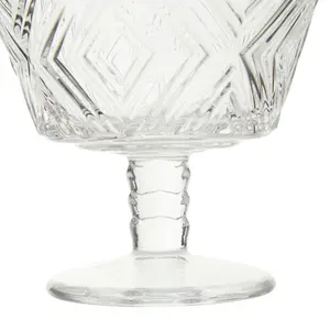 Maison by Premier Fleur Set Of Four Clear Dessert Dishes