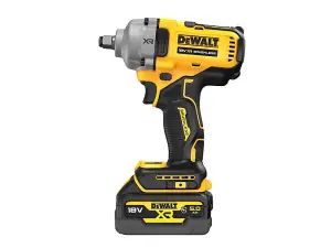 Dewalt 18v XR DCF891P2T Brushless 1/2 Compact High Torque Wrench Hog Ring 2x 5ah