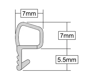 Stormguard Timber Window Joinery Seal/draught Proofing - 5m Brown