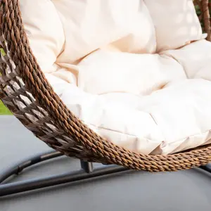 Henley Swing Egg Pod Chair - Cream