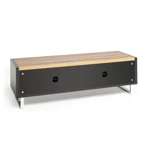 AVF Panorama 1.2m TV Stand with Reversible Top - Light Oak & Grey Oak