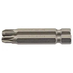 Draper No.3 1/4" Hex. PZ Type Insert Bit 50mm Long x 2 64229