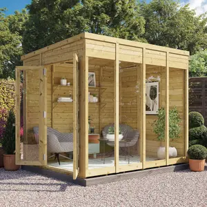 BillyOh Switch Pent Tongue and Groove Summerhouse - 8x6 - 11mm Thickness