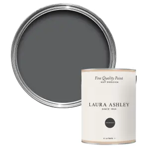 Laura Ashley Charcoal Matt Emulsion paint, 5L