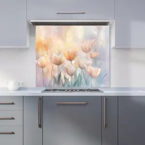 Ava Sterling: 00028 Premium Glass Kitchen Splashback W900mm x H750mm