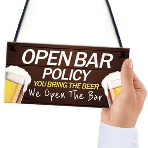 Funny Bar Sign Man Cave Pub Bar Sign Hanging Sign Gift For Him Gift