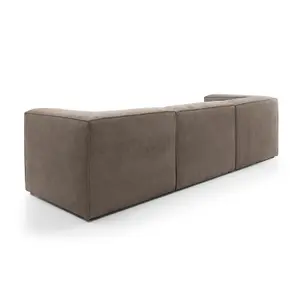 Doris Modular 4 Seater Sofa in Brown Chenille