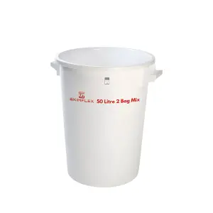 Plasterers Mixing Bucket 50 Litre 2 Bag Tubs Plastering buckets MasterMix