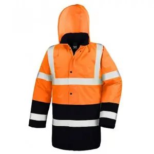 Result Adults Unisex Core Motorway Two Tone Safety Jacket