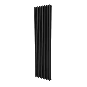 Nes Home 1800 X 470 mm Triple Column Matte Black Radiator