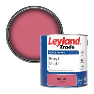 Leyland Trade Vinyl Matt Walls & Ceilings Emulsion Paint High Note (PPG1184-5) 2.5L