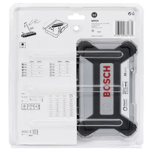 Bosch Professional Case L - 35-Piece Metal and SDB Set