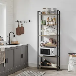 Beufort Bookcase Grey/Black