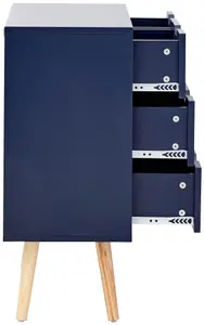 GFW Nyborg 2+2 Drawer Chest Nightshadow