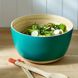 Sur La Table Colour Me Happy Round Bamboo Salad Bowl