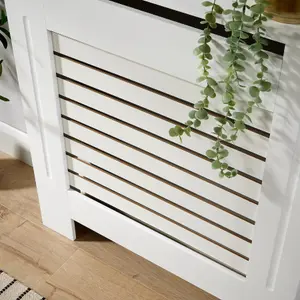 Home Source York Extra Small Radiator Cover White