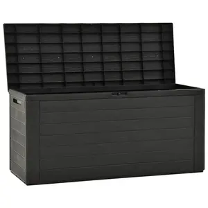 Berkfield Garden Storage Box Anthracite 116x44x55 cm