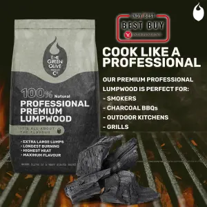 Green Olive Firewood Co Premium Professional Lumpwood Charcoal 20kg