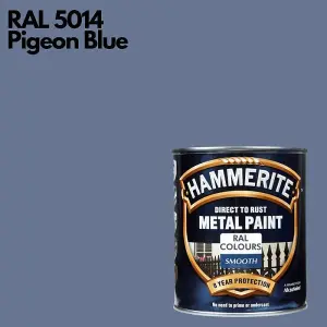 Hammerite Smooth Direct To Rust Metal Paint 750ml RAL 5014