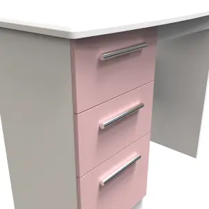 Harrow Vanity in Kobe Pink & White (Ready Assembled)