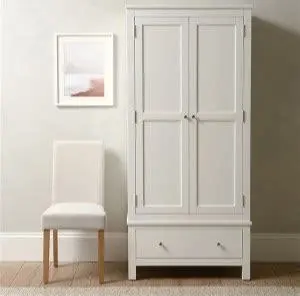 Simply Cotswold Pure White Double Wardrobe