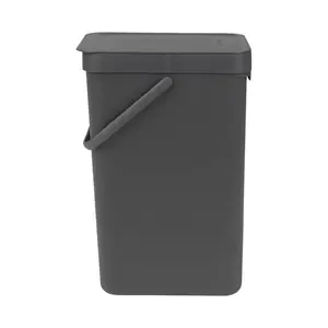 Brabantia Sort and Go 16 Litre Recycling Bin Grey