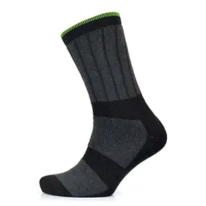 Mens Storm Ridge Hardwearing Work Socks 3 Pair Pack Cotton Blend 7-11 - Grey