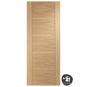 Internal Portici Oak Pre-Finished Door 1981 x 762 x 35mm (30")