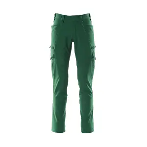 Mascot Accelerate Ultimate Stretch Trousers with Thigh Pockets - Green   (42.5) (Leg Length - Regular)