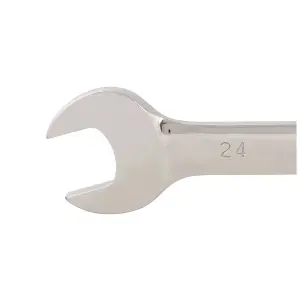 Silverline Flexible Head Ratchet Spanner - 24mm