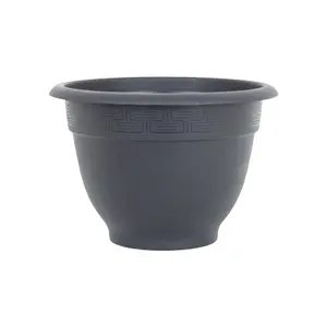 Wham Pack 4 Bell Pot 44cm Round Plastic Planter Slate