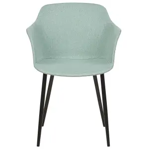 Set of 2 Dining Chairs ELIM Mint Green