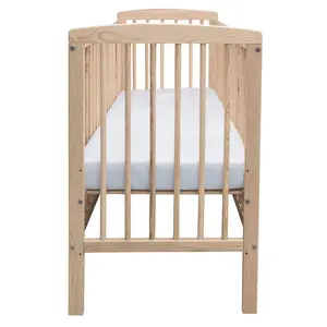 Sydney Mini Cot with Mattress Natural