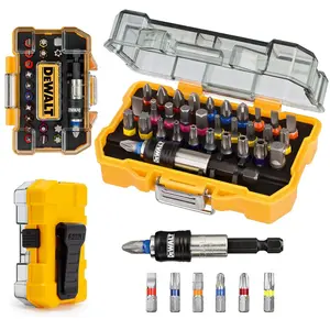 DeWalt 64 Piece Professional Screwdriver Bit Set + Magnetic Holder + Belt Clip