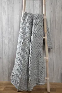 Cable Knit Throw (120x150) by Rapport