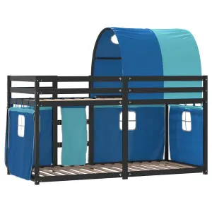 Berkfield Bunk Bed without Mattress Blue 90x200 cm Solid Wood Pine