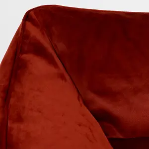 icon Natalia Velvet Armchair Bean Bag Terracotta Giant Bean Bag Chair