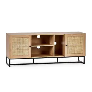 Natural Stylish Rattan TV Unit