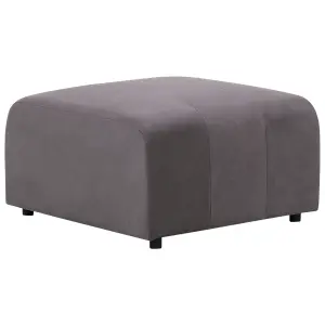 2 Seater Modular Velvet Sofa with Ottoman Dark Grey FALSTERBO