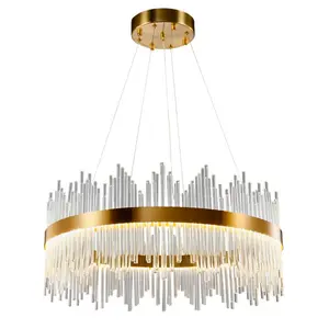 Anupama 1 - Light Unique LED Chandelier Gold / 116.8cm H x 60cm W x 60cm D