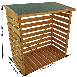 Outdoor Wooden Log Store Simple Self-Assembly