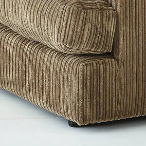 Ferrous Premium Cord Fabric Double Corner Sofa