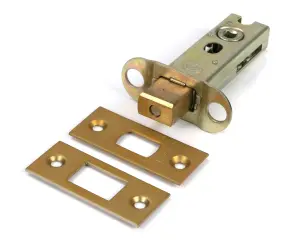 From The Anvil Satin Brass 3" Heavy Duty Tubular Deadbolt