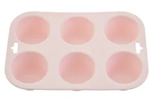 Maison by Premier Zing Pastel Pink Muffin Mould