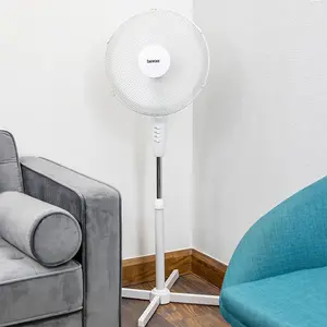 Benross 43930 16-Inch White Standing Fan