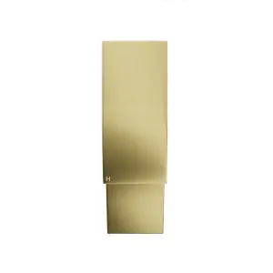 Brushed Brass Lucia Waterfall Basin Tap Mono Mixer Solid Brass & Waste